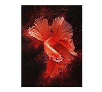 52x38cm/1000pcs Jigsaw Puzzles for Teenagerss Siamese Fighting Fish Jigsaws for Adults Fun Games For Family Fun Challenging Game Gifts 52x38cm/1000pcs