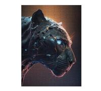 52x38cm/1000pcs Jigsaw Puzzles for Teenagerss Ther Panther Face Jigsaw for Adults Fun Games A Work of Art Christmas Birthday Gifts 52x38cm/1000pcs