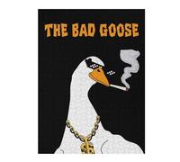 52x38cm/1000pcs Jigsaw Puzzles for Teenagerss Untitled Bad Goose Duck Puzzles for Adults Hands-on Game Difficult Challenge Help The Brain Exercise 52x38cm/1000pcs