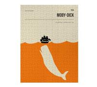 52x38cm/1000pcs Jigsaw Puzzles MobyDick Herman Melville Puzzle for Adults Relaxing Games Precision Cutting Unique Birthday And Xmas Gifts 52x38cm/1000pcs