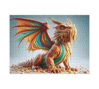 52x38cm/1000pcs Jigsaws Adults Puzzles Gifts Dragons Peanut Quest Jigsaw for Adults Fun Games Birthday Present Great Gift for Gaming 52x38cm/1000pcs