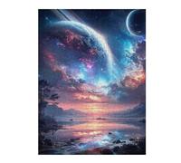 52x38cm/1000pcs Jigsaws Adults Puzzles Gifts Galactic Reflections Celestial Landscape -1 Jigsaw for Adults Fun Games Birthday Present Great Gift for Gaming 52x38cm/1000pcs