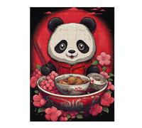 52x38cm/1000pcs Jigsaws Adults Puzzles Gifts Japan Panda Ramen Ruby Art Jigsaw Puzzle Relax Games Staycation Kill Time Birthday Present, Gifts, 52x38cm/1000pcs