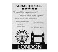 52x38cm/1000pcs Jigsaws Adults Puzzles Gifts LONDON MASTERPIECE Jigsaw Puzzle Hands-on Game Presents for Women Gifts for Friends And Family 52x38cm/1000pcs