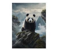 52x38cm/1000pcs Jigsaws Adults Puzzles Gifts Panda Mountains Jigsaw Puzzle Hands-on Game Presents for Women Gifts for Friends And Family 52x38cm/1000pcs