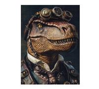 52x38cm/1000pcs Jigsaws Adults Puzzles Gifts Steampunk Dinosaur Portrait Jigsaw Puzzle Hands-on Game Presents for Women Gifts for Friends And Family 52x38cm/1000pcs