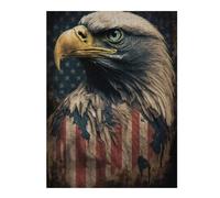 52x38cm/1000pcs Jigsaws for Adults Puzzle American Bald Eagle Teenagers Puzzles Brain Teaser Game Analysis And Logic Gifts for Friends And Family 52x38cm/1000pcs
