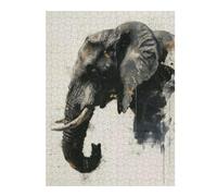52x38cm/1000pcs Jigsaws for Adults Puzzle Elephant Grace Teenagers Puzzles Brain Teaser Game Analysis And Logic Gifts for Friends And Family 52x38cm/1000pcs