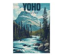 52x38cm/1000pcs Jigsaws for Adults Puzzle Yoho National Park Canada Puzzles for Adults Anti-Stress Toys Wall Decoration Gifts for Friends And Family 52x38cm/1000pcs