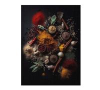 52x38cm/1000pcs Jigsaws for Teenagerss Himalayan Spices Puzzle for Adults Fun Games Staycation Kill Time Challenging To Complete 52x38cm/1000pcs