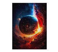 52x38cm/1000pcs Jigsaws for Teenagerss Puzzle Apocalyptic Planet Puzzles for Adults Hands-on Game Home Decoration for Is Ideal As A Gift 52x38cm/1000pcs