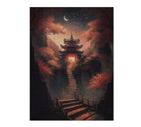 52x38cm/1000pcs Jigsaws for Teenagerss Puzzle Mysterius Path Puzzles for Adults Hands-on Game Home Decoration for Is Ideal As A Gift 52x38cm/1000pcs