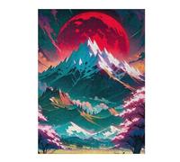 52x38cm/1000pcs Jigsaws for Teenagerss Ruby Ridge Puzzle for Adults Fun Games Staycation Kill Time Challenging To Complete 52x38cm/1000pcs