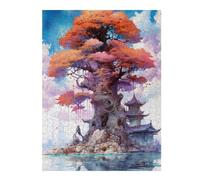 52x38cm/1000pcs Jigsaws Mystical Big Tree Puzzles for Adults Anti-Stress Toys Pattern Assembly Deal As Gifts for The Whole Family 52x38cm/1000pcs