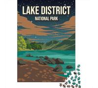 52x38cm 1000pcs Lake District England UK Jigsaw Puzzle, 1000 Piece