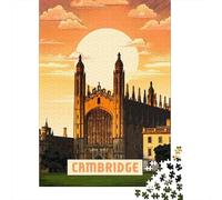 52x38cm/1000pcs, Paper Puzzle, 1000 Pieces, Cambridge