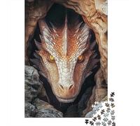 52x38cm/1000pcs, Paper Puzzle, 1000 Pieces, Dragons Gaze | For relaxed holiday time: Adult jigsaw puzzle with 1000 pieces; for winter leisure at home with the complete challenge to.