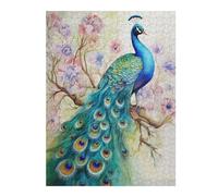 52x38cm/1000pcs Puzzle For Adults Funny Peacock Watercolor Puzzle for Adults DIY Toys Presents for Women Deal As Gifts for The Whole Family 52x38cm/1000pcs