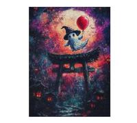 52x38cm/1000pcs Puzzle For Adults Ghostly Flight in Japan Puzzle for Adults Relaxing Games Staycation Kill Time Unique Birthday And Gifts 52x38cm/1000pcs