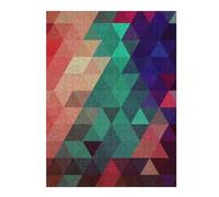 52x38cm/1000pcs Puzzle for Teenagerss Triangular Pattern X Jigsaw for Adults Anti-Stress Toys Staycation Kill Time Gifts for Friends And Family 52x38cm/1000pcs