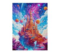 52x38cm/1000pcs Puzzles for Adults Fantasy Castle in Space -3 Jigsaw Puzzle Anti-Stress Toys Presents for Women Difficult And Challenge 52x38cm/1000pcs