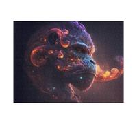 52x38cm/1000pcs Puzzles for Adults Galactic Gorilla Cosmic Artistry -1 Jigsaw Puzzle Anti-Stress Toys Presents for Women Difficult And Challenge 52x38cm/1000pcs