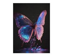52x38cm/1000pcs Puzzles for Adults Glowing Butterfly Artwork-8 Teenagers Puzzles Hands-on Game Enhance Memory Unique Gifts for Birthday And Christmas 52x38cm/1000pcs
