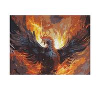 52x38cm/1000pcs Puzzles for Adults Phoenix Vintage Puzzle for Adults Hands-on Game A Work of Art Unique Gifts for Birthday And Christmas 52x38cm/1000pcs