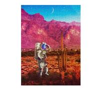 52x38cm/1000pcs Puzzles for Teenagerss Astronaut in Desert Jigsaw for Adults Relax Games Presents for Women Deal As Gifts for The Whole Family 52x38cm/1000pcs