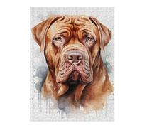 52x38cm/1000pcs Puzzles for Teenagerss Dogue De Bordeaux Jigsaw Puzzle Toy Wall Decor Difficult Challenge Stress Reduction Gifts 52x38cm/1000pcs