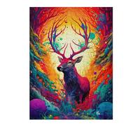 52x38cm/1000pcs Puzzles for Teenagerss Magical Deer Forest -1 Jigsaw for Adults Relax Games Presents for Women Deal As Gifts for The Whole Family 52x38cm/1000pcs