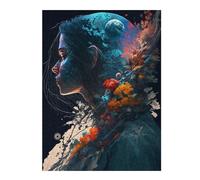 52x38cm/1000pcs Puzzles for Teenagerss Whispers of The Moonlit Forest Jigsaw for Adults Brain Teaser Game But Fun And Humorous for Birthday, Chrismas 52x38cm/1000pcs