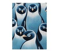 52x38cm/1000pcs Teenagers Pieces Jigsaw Puzzle Angry Penguins Puzzles for Adults Hands-on Game Perfect Decoration Challenging To Complete 52x38cm/1000pcs