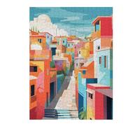 52x38cm/1000pcs Teenagers Pieces Jigsaw Puzzle Cancun Mexico Puzzles for Adults Hands-on Game Perfect Decoration Challenging To Complete 52x38cm/1000pcs