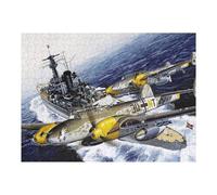 52x38cm/1000pcs Teenagers Pieces Jigsaw Puzzle Messerschmitt BF110 D3 Jigsaws for Adults Toy Wall Decor Improve Memory Challenging To Complete 52x38cm/1000pcs