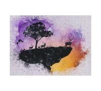 52x38cm/1000pcs Teenagers Pieces Jigsaw Puzzle Nature's Harmony A Whimsical Landscape Puzzle for Adults Toy Wall Decor Perfect Decoration Challenging To Complete 52x38cm/1000pcs