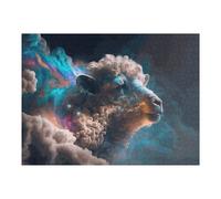 52x38cm/1000pcs Teenagers Pieces Jigsaw Puzzle Whispering Winds A Dreamlike Journey Through Clouds Puzzle for Adults Toy Wall Decor Perfect Decoration Challenging To Complete 52x38cm/1000pcs