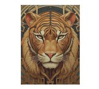 52x38cm/1000pcsJigsaw Puzzle for Adults GOLDEN TIGER Puzzle for Adults Family Game Difficult Challenge Parent-child Interaction 52x38cm/1000pcs