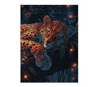52x38cm/1000pcsJigsaw Puzzle for Adults Sleeping Leopard in Jungle Jigsaw for Adults DIY Toys Improve Memory Unique Gifts for Birthday And Christmas 52x38cm/1000pcs