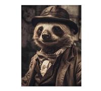 52x38cm/1000pcsJigsaw Puzzle for Adults Sloth Vintage Jigsaw for Adults DIY Toys Improve Memory Unique Gifts for Birthday And Christmas 52x38cm/1000pcs