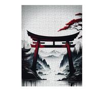52x38cm/1000pcsJigsaw Puzzle for Adults Torii Gate Japanese Art Jigsaw for Adults DIY Toys Improve Memory Unique Gifts for Birthday And Christmas 52x38cm/1000pcs