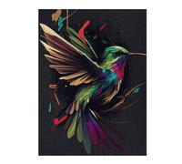 52x38cm/1000pcsJigsaw Puzzles for Teenagerss Hummingbird Colorful Jigsaw for Adults Fun Games A Work of Art Christmas Birthday Gifts 52x38cm/1000pcs