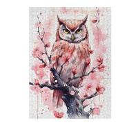 52x38cm/1000pcsJigsaw Puzzles for Teenagerss Owl Puzzles for Adults Hands-on Game Difficult Challenge Help The Brain Exercise 52x38cm/1000pcs