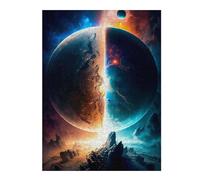 52x38cm/1000pcsJigsaw Puzzles for Teenagerss Parallel Worlds Jigsaw for Adults Fun Games A Work of Art Christmas Birthday Gifts 52x38cm/1000pcs