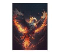 52x38cm/1000pcsJigsaw Puzzles for Teenagerss Phoenix Mythology Evo Bird Jigsaws for Adults Fun Games For Family Fun Challenging Game Gifts 52x38cm/1000pcs