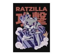 52x38cm/1000pcsJigsaws Kaiju Ratzilla Monster Puzzles for Adults Anti-Stress Toys Pattern Assembly Deal As Gifts for The Whole Family 52x38cm/1000pcs