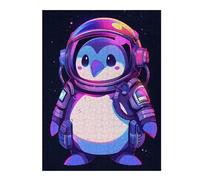 52x38cm/1000pcsPuzzle For Adults Cool Astronaut Penguin Puzzle for Adults DIY Toys Presents for Women Deal As Gifts for The Whole Family 52x38cm/1000pcs