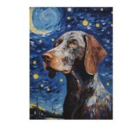 52x38cm/1000pcsPuzzle For Adults German Shorthaired Pointer Puzzle for Adults DIY Toys Presents for Women Deal As Gifts for The Whole Family 52x38cm/1000pcs