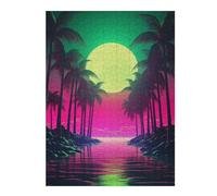 52x38cm/1000pcsPuzzle For Adults Retro Synthwave Chronicles Puzzle for Adults DIY Toys Presents for Women Deal As Gifts for The Whole Family 52x38cm/1000pcs