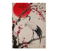 52x38cm/1000pcsPuzzles for Teenagerss Crane Japan Jigsaw Puzzle Toy Wall Decor Difficult Challenge Stress Reduction Gifts 52x38cm/1000pcs